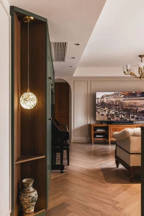 成都靠譜家裝公司呈現(xiàn)一個海派腔調(diào)和復古南洋風情相得益彰的裝修案例